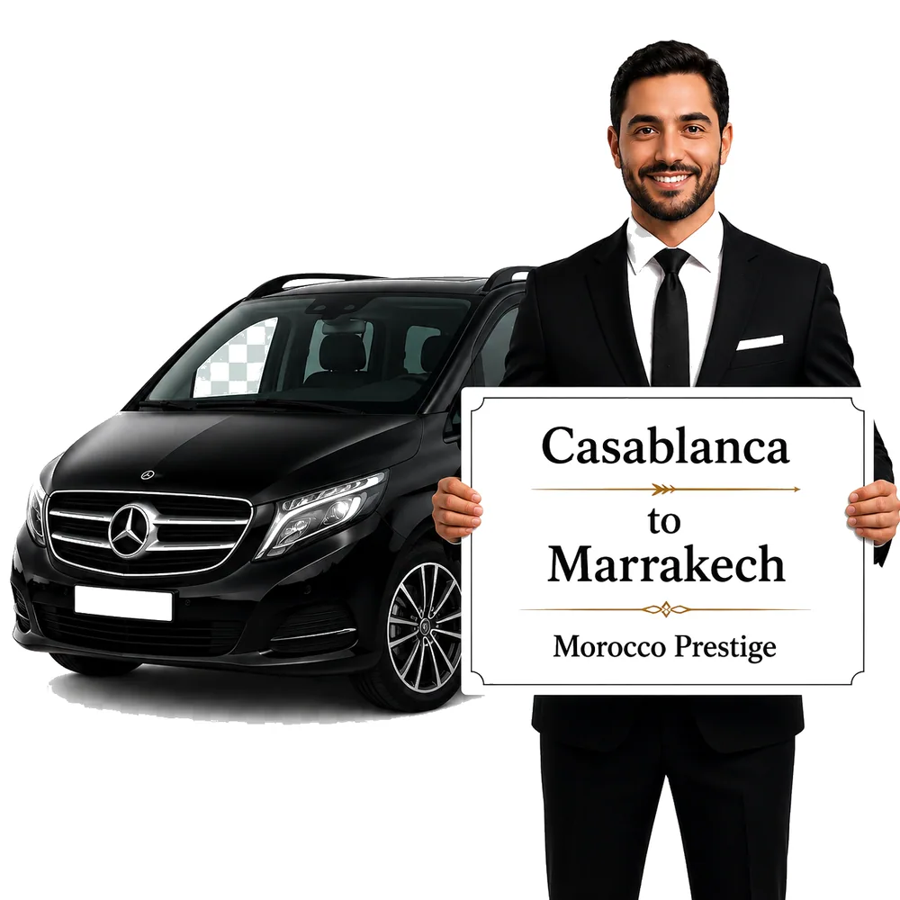 Private intercity transfer between Casablanca and Marrakech