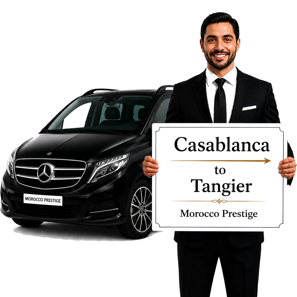 Private intercity transfer between Casablanca and Tangier